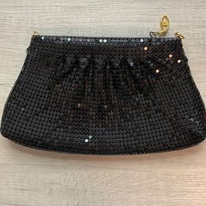 Excellent condition black sequins evening bag.